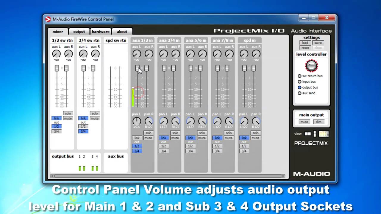 M audio project mix software download mac pro